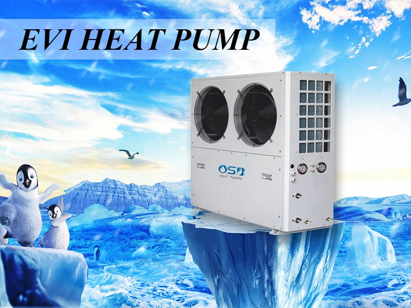 EVI low temperature heat pump