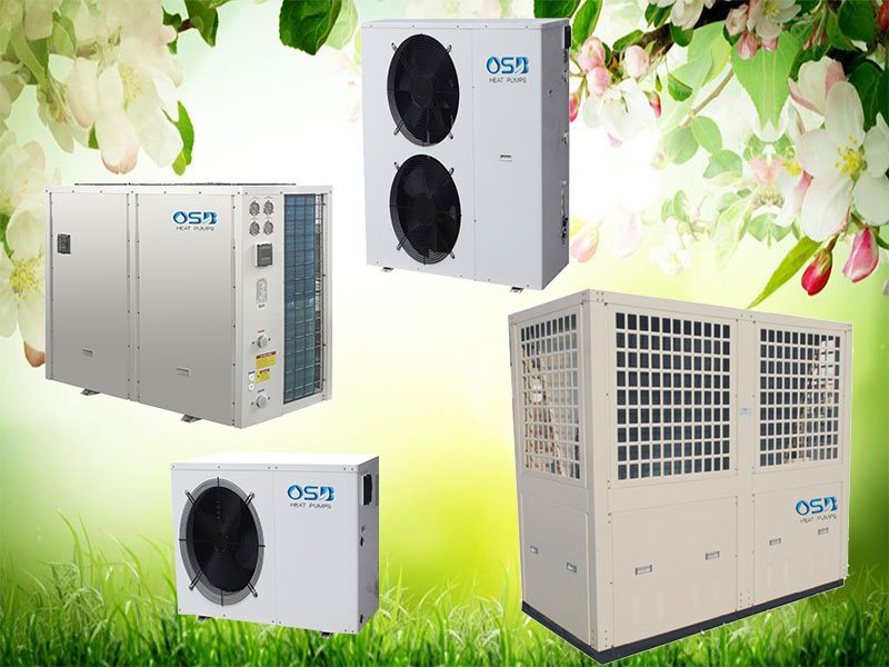 air to water chiller heat pump