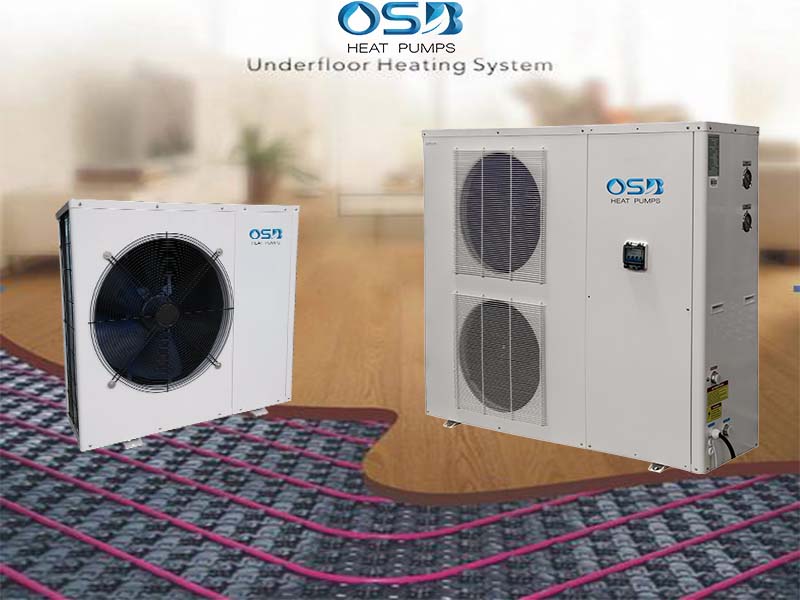 heated floors heat pump