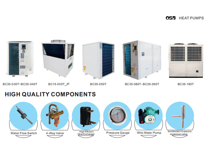 air source heat pumps