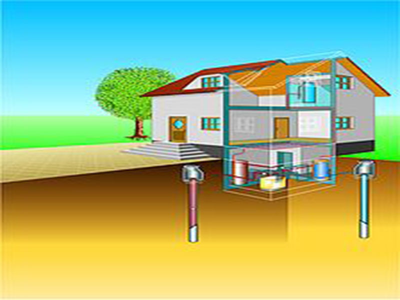 Water-Water heat pump system (open loop)