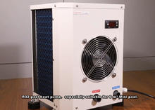 OSB Mini R32 Pool Heat Pump Water Heater Vertical Side fan