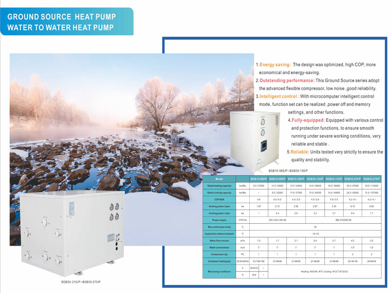 Ground source heat pump