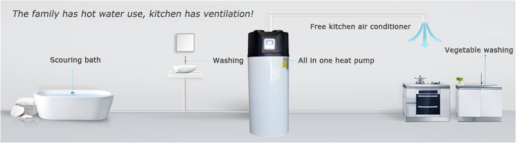 product-OSB-200L Air Ducted Heat Pump All In One Domestic Water Heater ZR9W-200TE-img