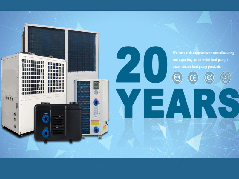 Air cooled heat pump